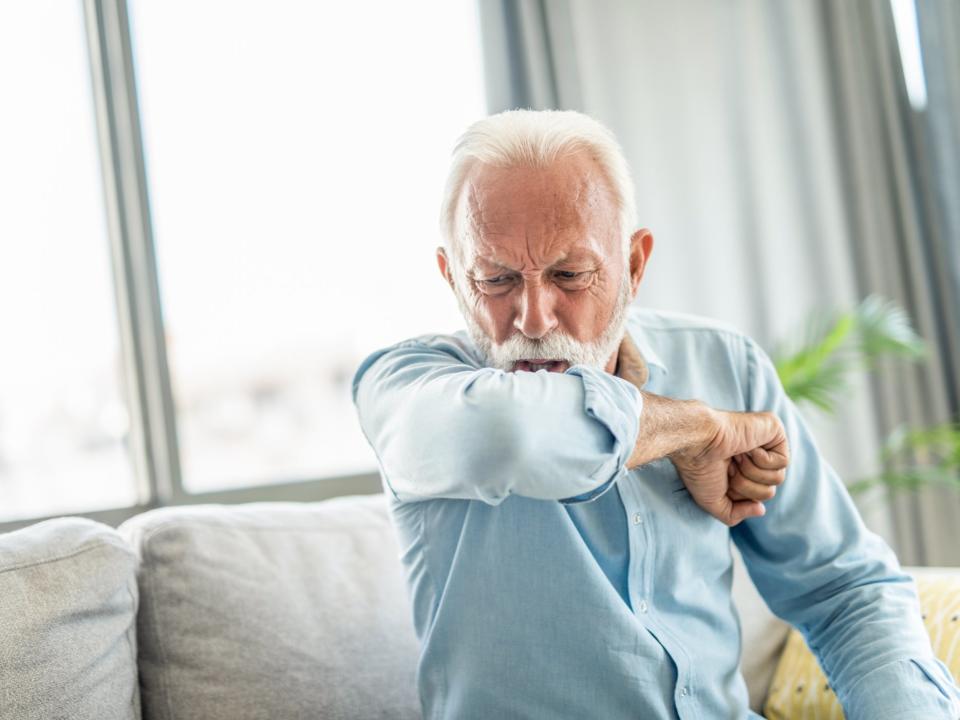 A new persistent cough remains one of the key symptoms of Indian variant Covid  (Getty Images)