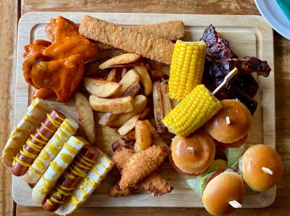 East Anglian Daily Times: The Megafeast platter is served on Saturdays and ideal for sharing