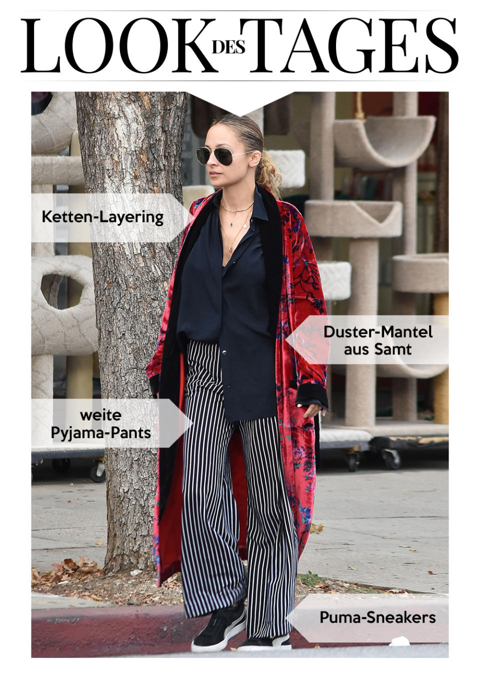 Nicole Richie begeistert im lässigen Streetstyle. (Bild: ENT/SPLASH / SplashNews.com)