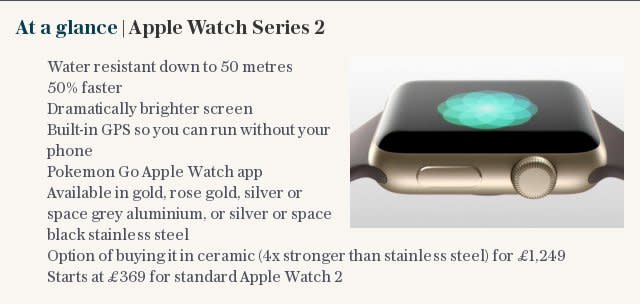 At a glance | Apple Watch Series 2