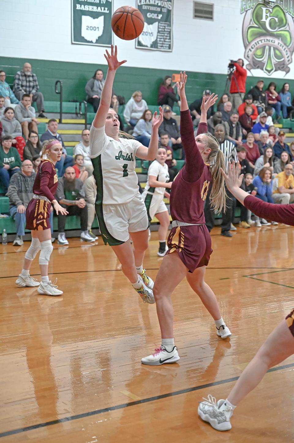 Voni Bethel is the leading scorer for Fisher Catholic.