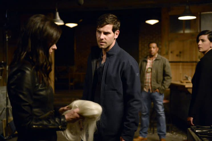 Bitsie Tulloch as Juliette Silverton and David Giuntoli as Nick Burkhardt (Photo by: Allyson Riggs/NBC)