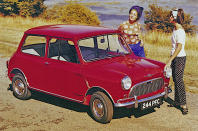 <p>The car generally referred to as the Mini (but sold under several names) arrived in 1959 and very quickly became famous for three quite different reasons: all at the same time it was a cheap and practical little car, a formidable competitor in motorsport and a popular choice among the celebrities of the 1960s.</p><p>It was produced mostly as a two-box saloon, but also as an estate and a pickup. In addition, it was offered in two other forms which were about as different as they possibly could be from the regular version while still using the same basic structure.</p>