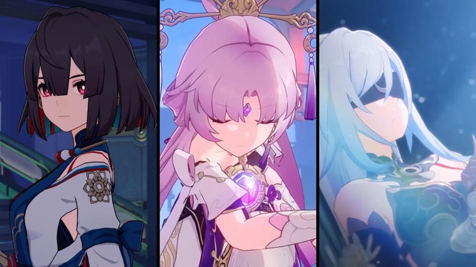 It's only been a bit over a month since Honkai: Star Rail officially released, but already we are excited for more playable characters to be released! Here are the five upcoming characters already being teased we're most excited for. Pictured: Xueyi, Fu Xuan, Jingliu. (Photos: HoYoverse)