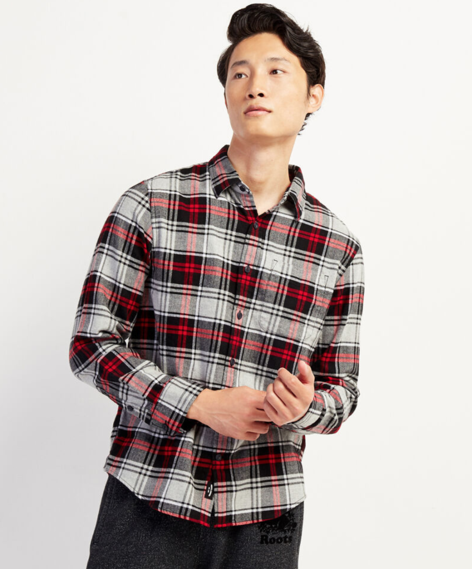 Bremner Flannel Shirt. Image via Roots.