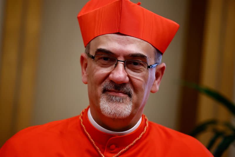 FILE PHOTO: New cardinals meet family members after consistory ceremony at the Vatican