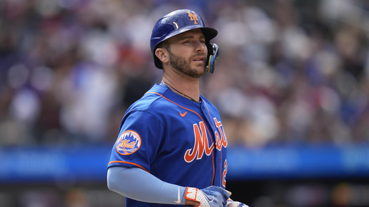 The Mets expect Pete Alonso to test free agency. (AP Photo/Seth Wenig)