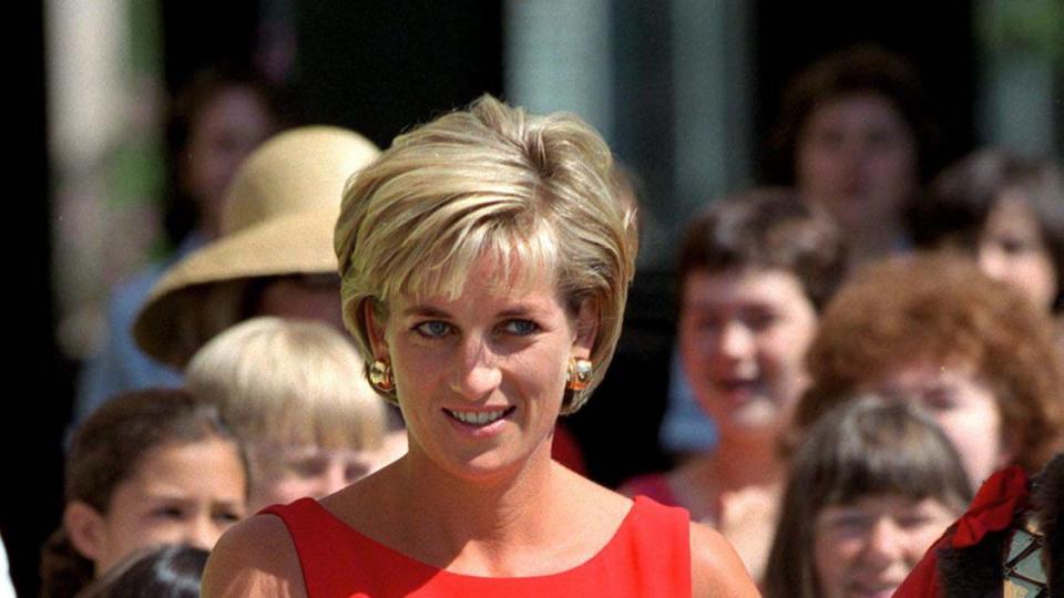 Princess Diana Red Outfits