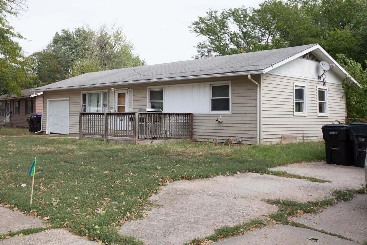 Neighbors say 5-year-old Zoey Felix lived at this house in the 2200 block of S.E. Market with her parents and other family members, before several of them left and were said to be living at a campsite.