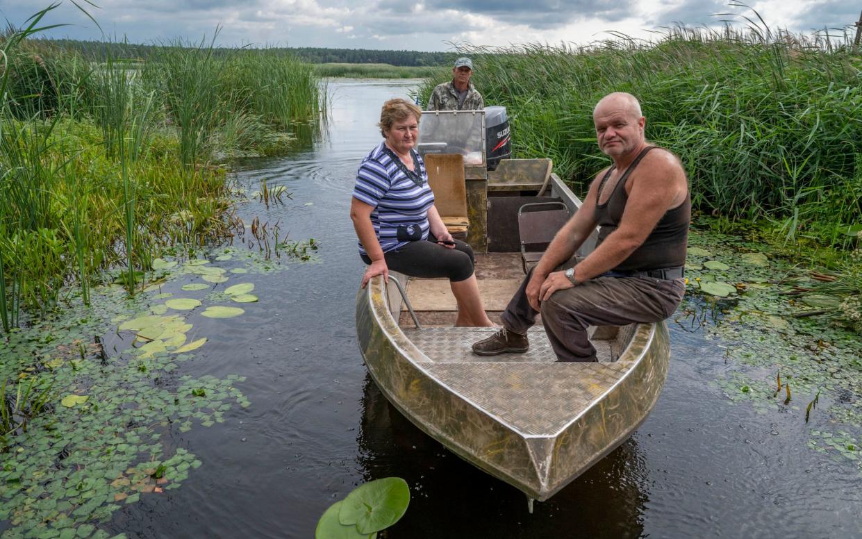 Ukraine fisherman - Paul Grover/The Telegraph