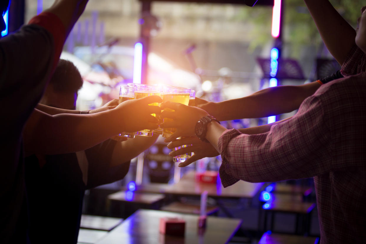 Students flout university social distancing protocol within days of being on campus. (Photo: Getty Images)