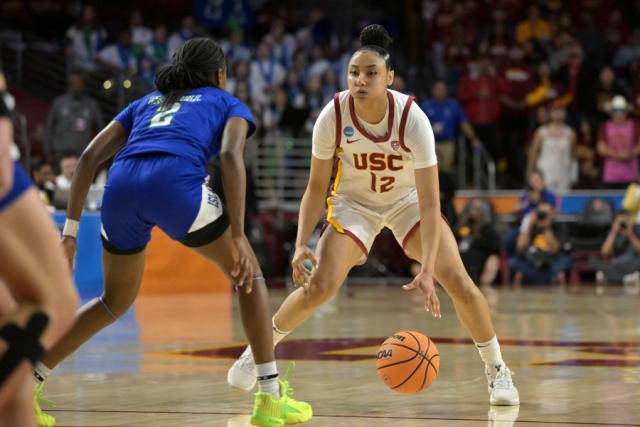 Women's NCAA tournament - JuJu Watkins, USC cruise past Texas A&M-Corpus  Christi - Yahoo Sports