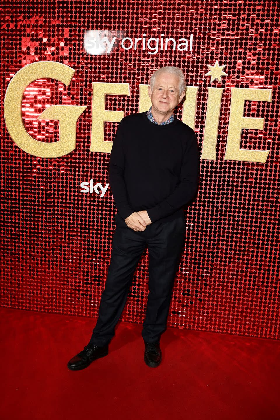 richard curtis at a screening of genie in london
