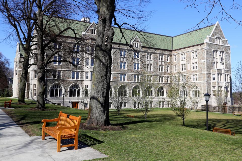 Boston College is among the universities that will have to grapple with whether to house students in dorms in the fall.