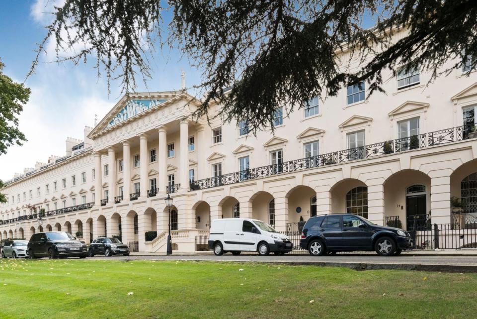 Hanover Terrace, where Koffman is selling a £29 million property (Britain’s Most Expensive Homes)