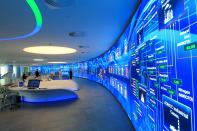 General view of Panorama Digital Command Centre at the ADNOC headquarters in Abu Dhabi