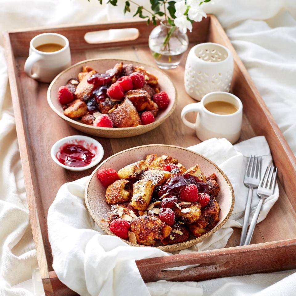 Raspberry-Chocolate Chip Kaiserschmarrn