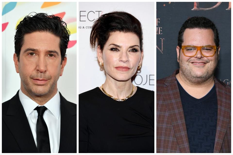 David Schwimmer, Julianna Margulies and Josh Gad (Getty)