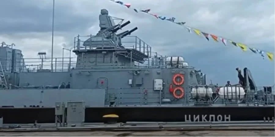 Russian missile ship Tsiklon