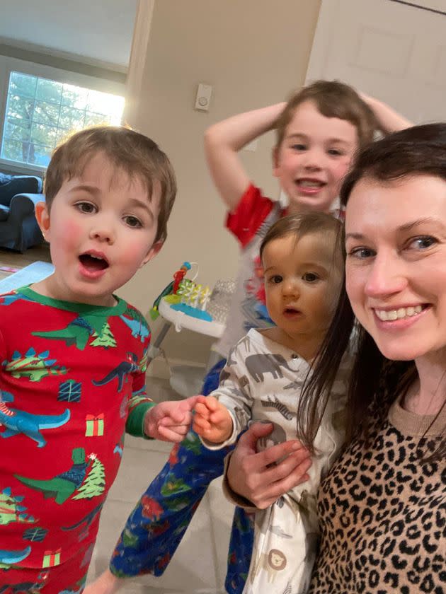 Elizabeth Burdett didn't plan to become a stay-at-home mom. She said the opportunity 