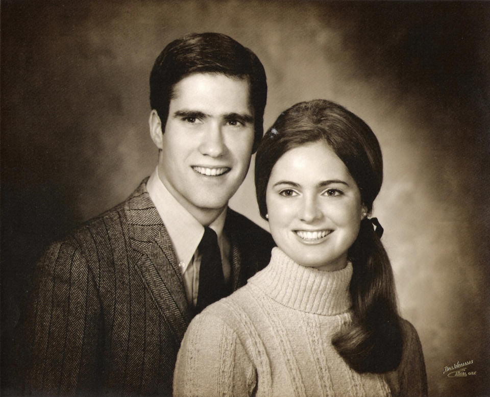 Mitt Romney and his wife Ann in 1969. REUTERS/Romney for President