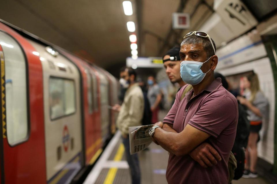 Face coverings will be mandatory from June 15 (AFP via Getty Images)