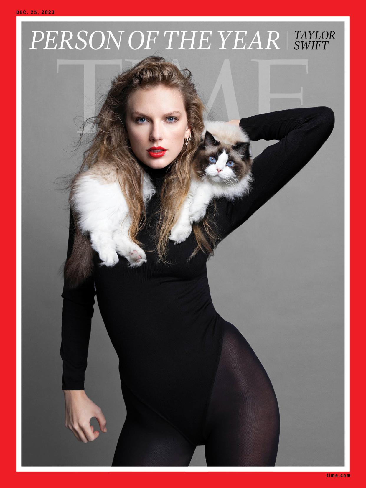 Time Magazine named Taylor Swift its Person of the Year for 2023.