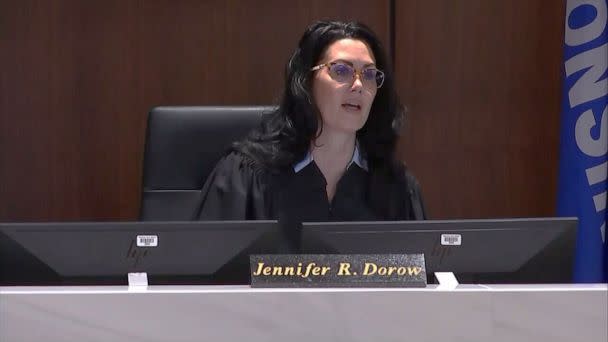 PHOTO: Judge Jennifer Dorow is shown during the sentencing hearing for Darrell Brooks on Nov. 15, 2022, in Waukesha, Wisc. (ABC News)