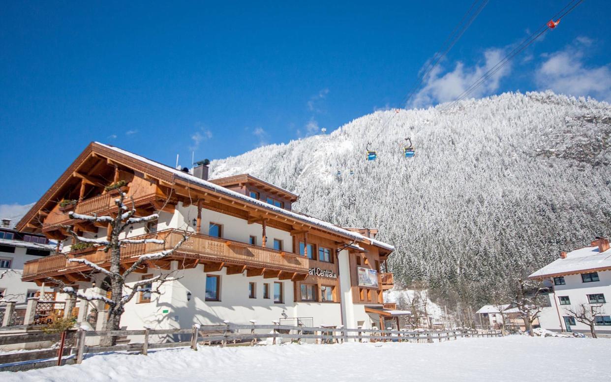 Apart Central (pictured) is one of the first Airbnb properties in Mayrhofen