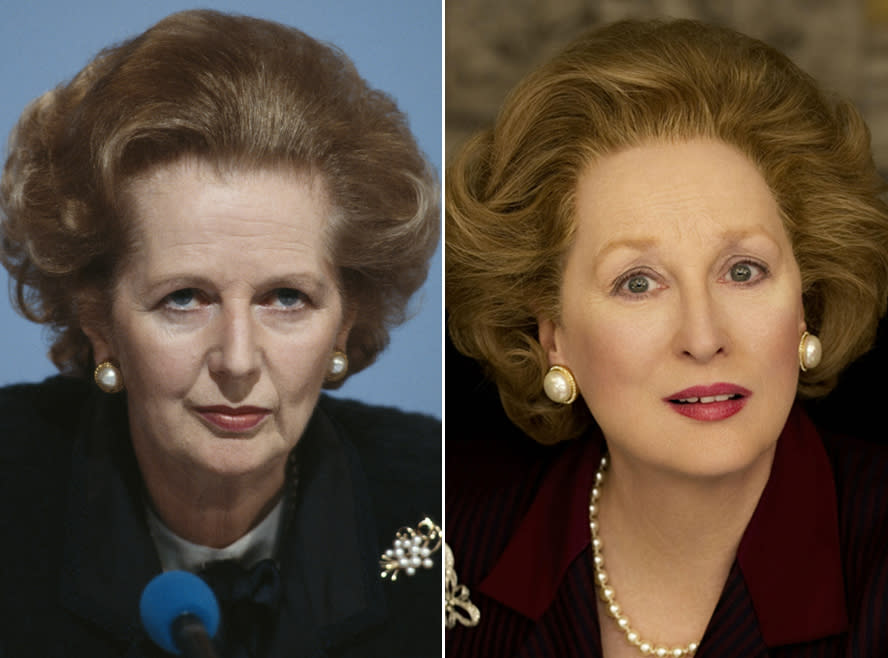 Meryl Streep as Margaret Thatcher