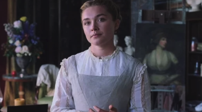 Amy in "Little Women" painting