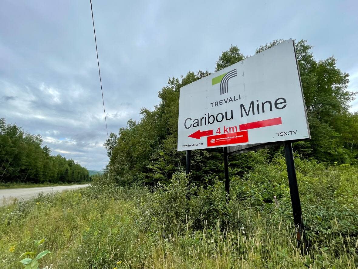 The Caribou Mine, about 50 kilometres southwest of Bathurst, stopped production last month. Owner Trevali Mining Corp. is under creditor protection. (Alexandre Silberman/CBC - image credit)