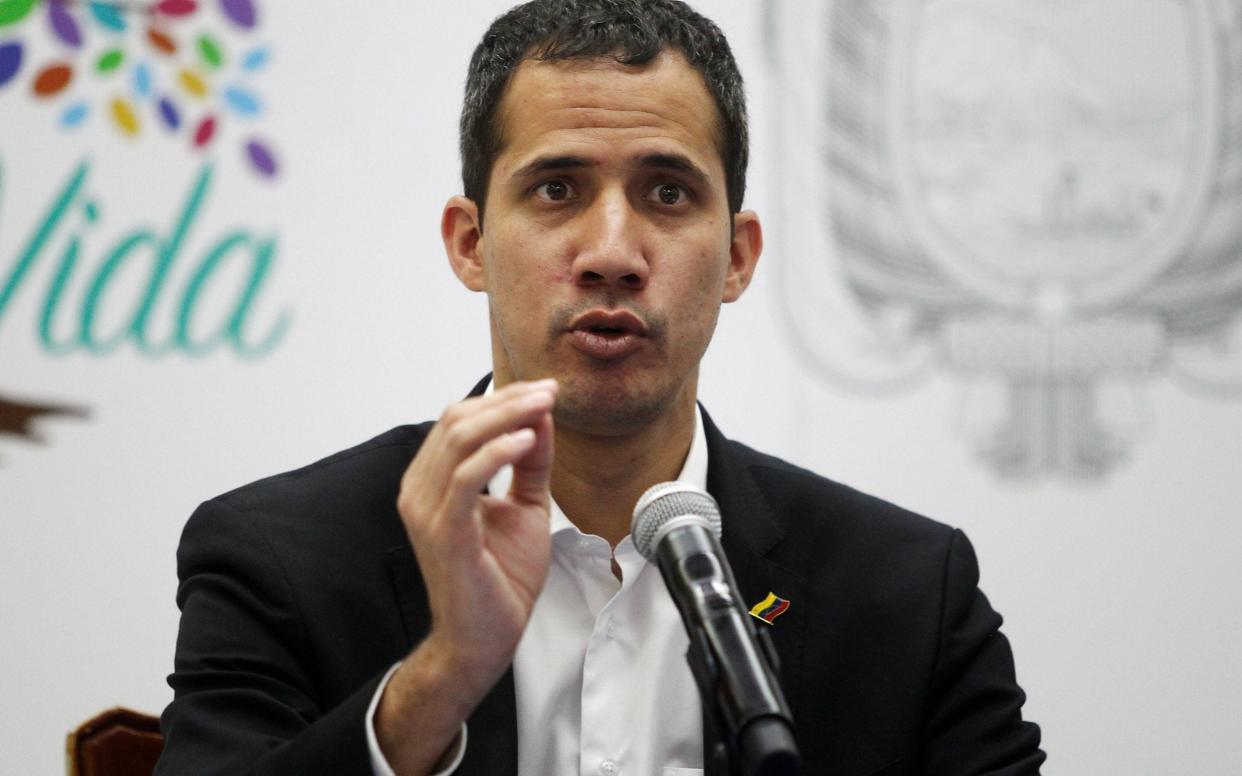 Venezuelan opposition leader Juan Guaidó made the announcement of his return via Twitter - REUTERS