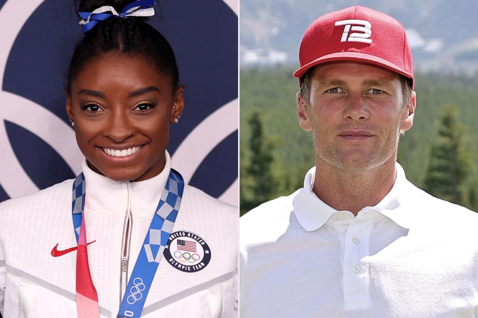 simone biles and tom Brady