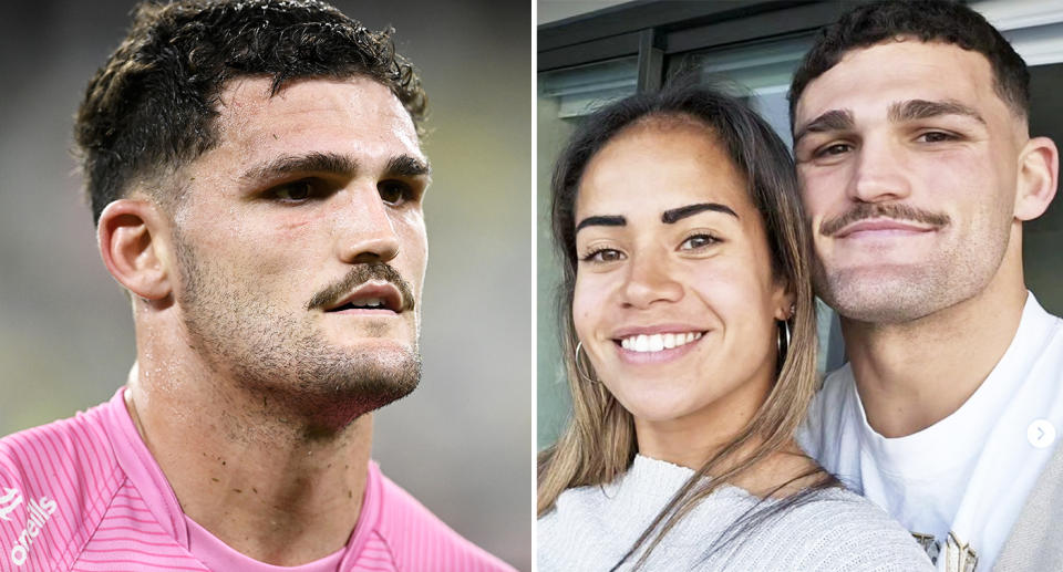 Nathan Cleary and Mary Fowler.