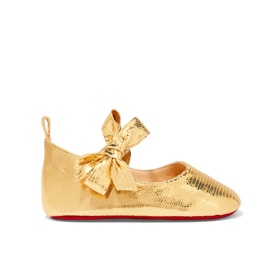 christian louboutin baby shoes goop