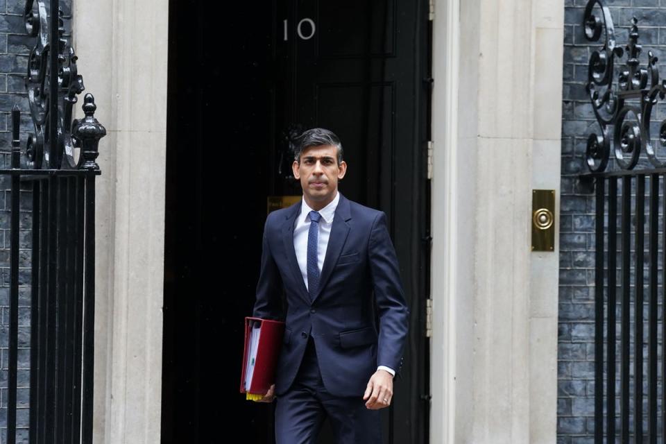 Prime minister Rishi Sunak is being urged to follow through on the ban, despite opposition from some Tory MPs (PA Wire)