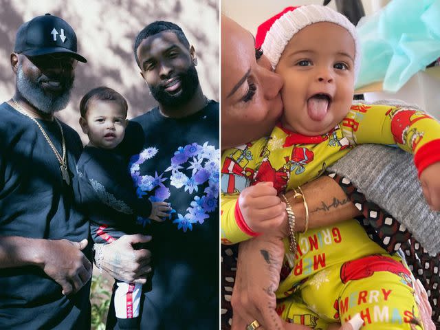 <p>Odell Beckham Sr. Instagram ; Heather Van Norman Instagram</p> Odell Beckham Jr. and his son Zydn Beckham with Odell Beckham Sr. ; Heather Van Norman with her grandson, Zydn Beckham