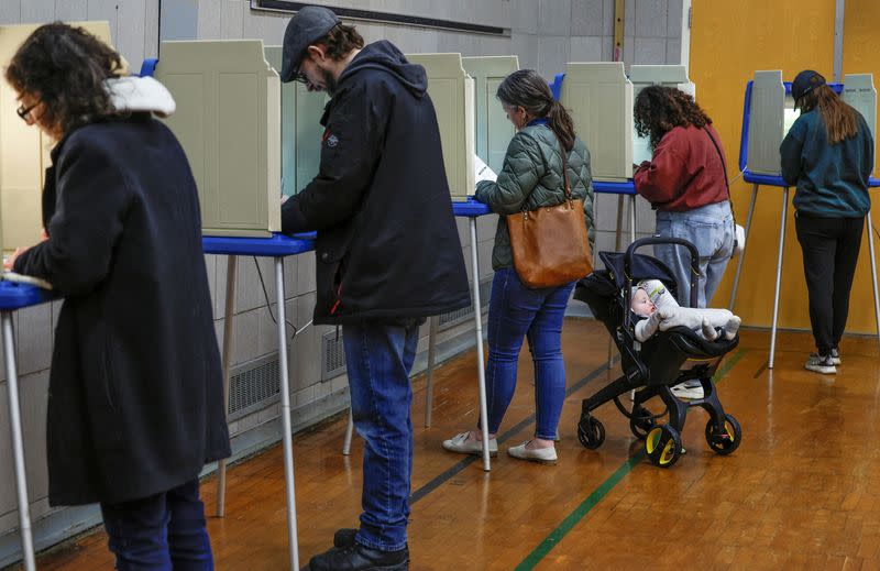 Voters cast their ballots in Wisconsin for Supreme Court