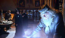 <p>Michael Gambon as Professor Dumbledore in Warner Bros. Pictures' Harry Potter and the Goblet of Fire - 2005</p>