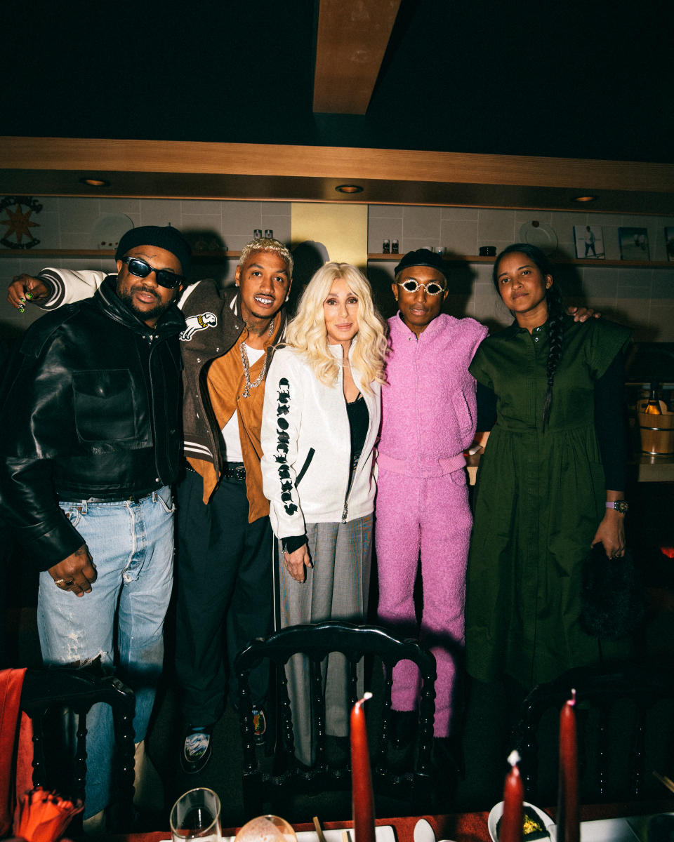 The Dream, Alexander “AE” Edwards, Cher, Pharrell Williams and Helen Lasichanh