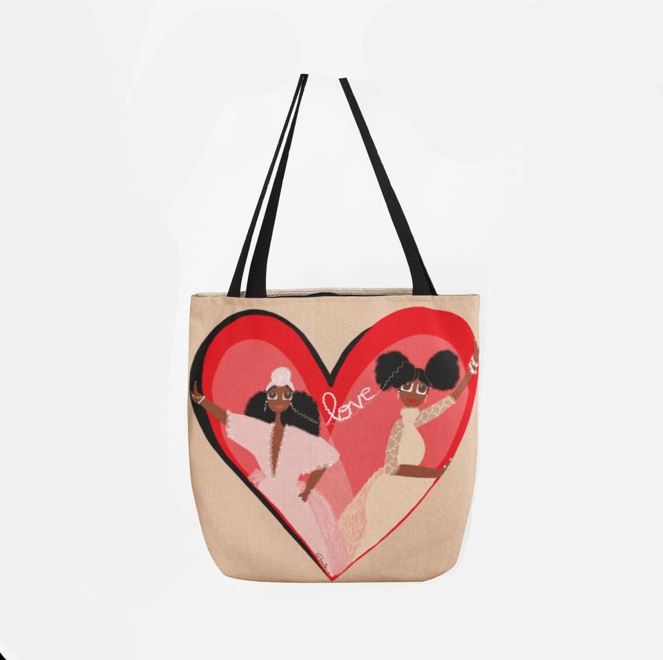 5) Connected by Love Tote Bag