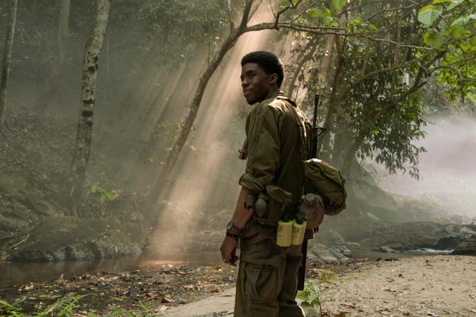 Chadwick Boseman stars as squad leader Stormin' Norman in Spike Lee's Vietnam war film "Da 5 Bloods."