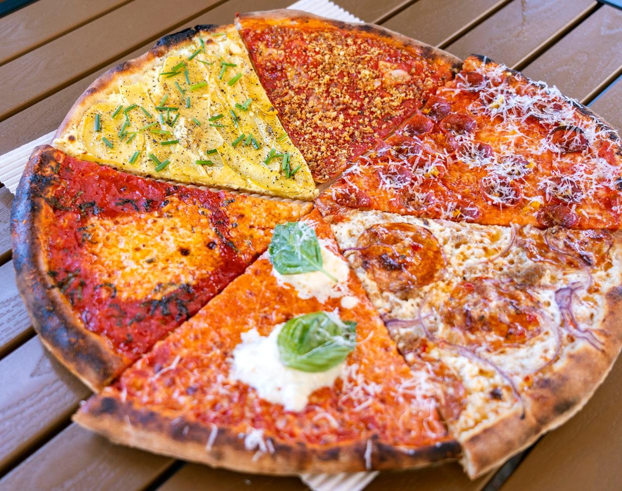 The sampler at Allday Pizza gives you a chance to try each pizza on offer.