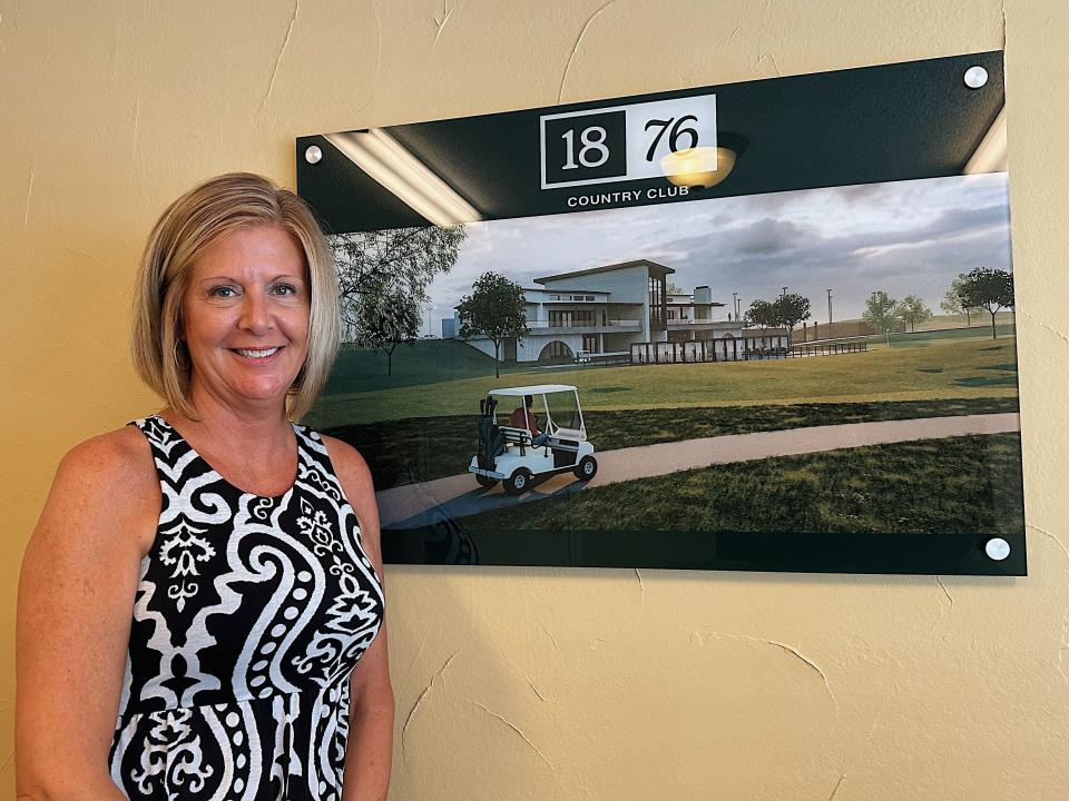 Sandy Lewis, director of sales, operations, and membership at the 1876 Country Club.