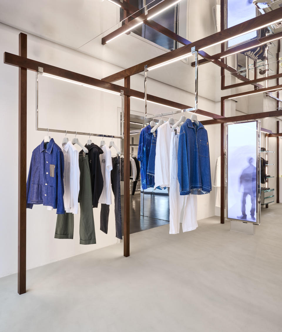 Inside Mytheresa’s redesigned menswear store in Munich.