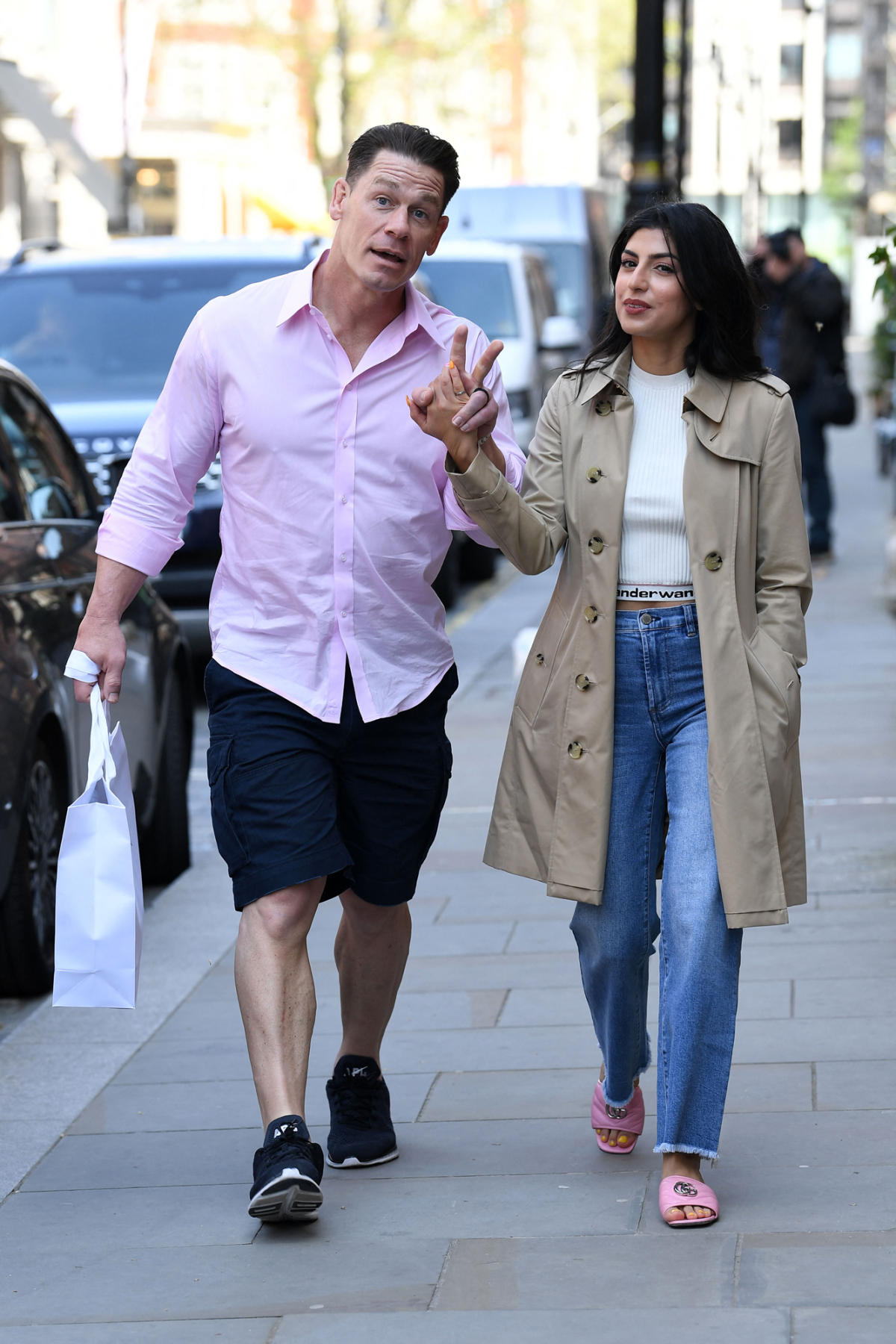 John Cena and Wife Shay Shariatzadeh Hold Hands in London on Rare ...