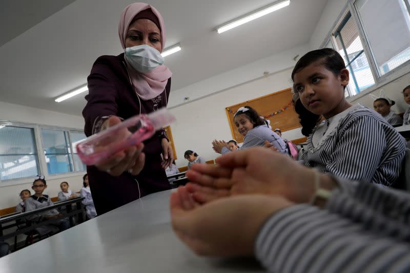 Gaza students begin new school year amid COVID-19 concerns