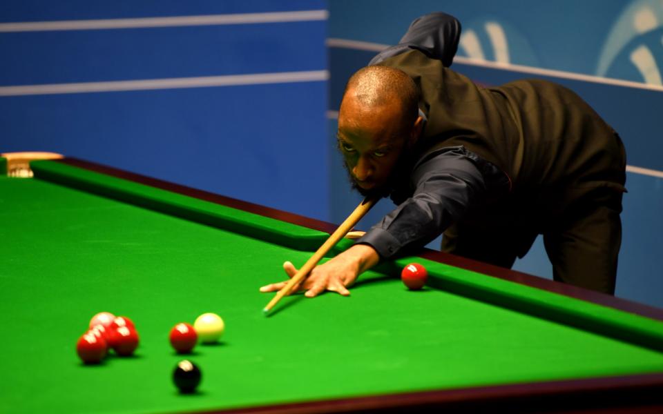 Rory McLeod is snooker's only black professional and at 46, the oldest player remaining in the World Championships 