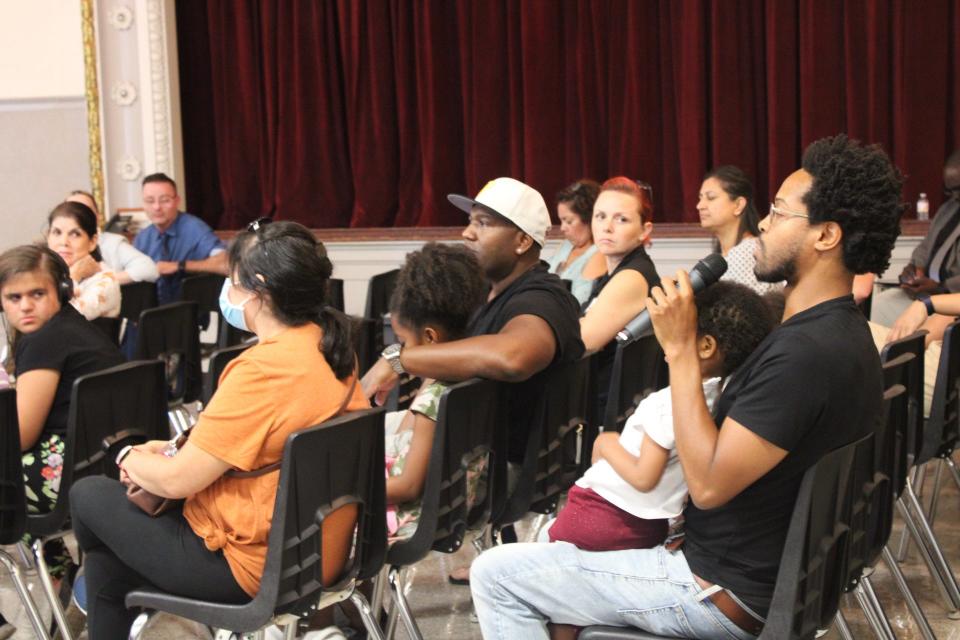 Dozens of Stockton Unified School District parents and staff participated in the district's first town hall of the 2023-2024 school year on Tuesday, Aug. 29, 2023 at the School for Adults. The topic was staffing and retention. The next town hall addressing facility improvements will be held Sept. 7.